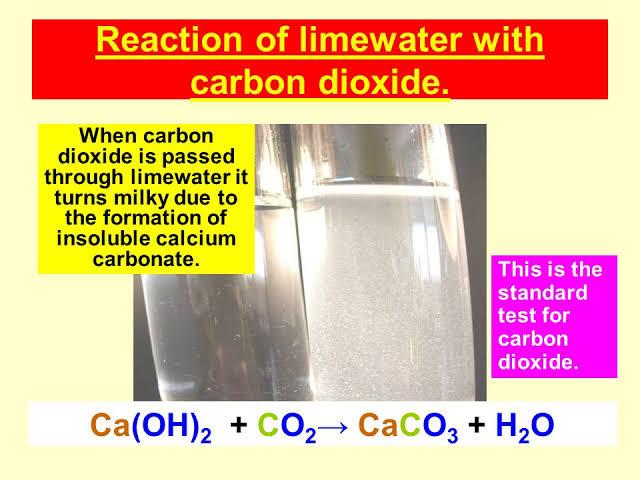 Balanced Equation For Reaction Of Carbon Dioxide With Limewater