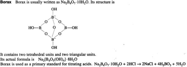 In The Structure Of B4O5 (OH)42-a)All Four B Atoms Are Trigonal Planar ...