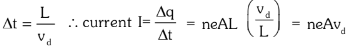 Electric Current, Ohm`s Law and Drift of Electrons Class 12 Notes | EduRev