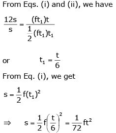 A car, starting from rest, accelerates at the rate f through a distance ...