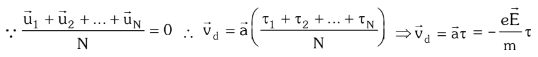 Electric Current, Ohm`s Law and Drift of Electrons Class 12 Notes | EduRev