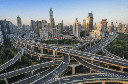 Modern cities have a complex network of roads and Flyovers