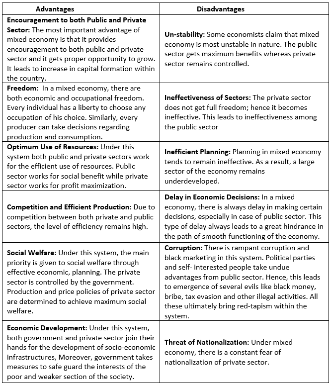 Ramesh Singh: Summary of Mixed Economy & Sectors of Economy Notes | EduRev