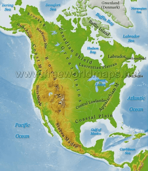 Geography of North America 1 Notes EduRev