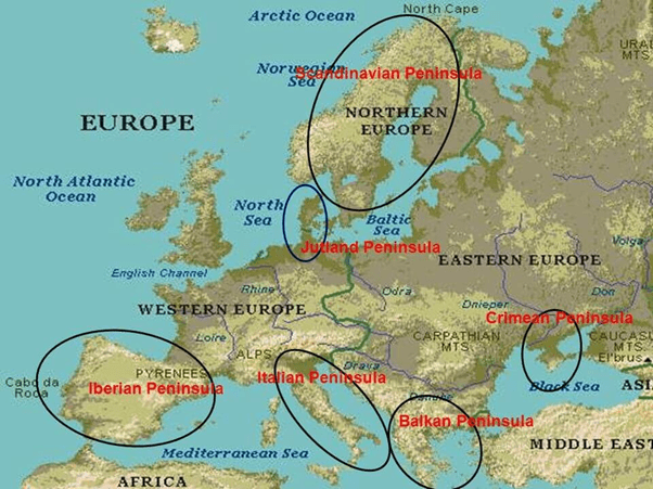 Geography of Europe Notes | EduRev