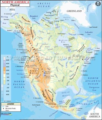 Geography of North America ( Part - 1) Notes | EduRev