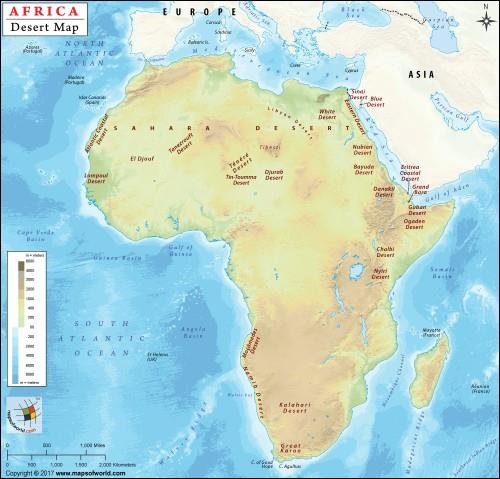 Geography of Africa - (Part - 2) Notes | EduRev