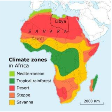 Geography of Africa - (Part - 2) Notes | EduRev