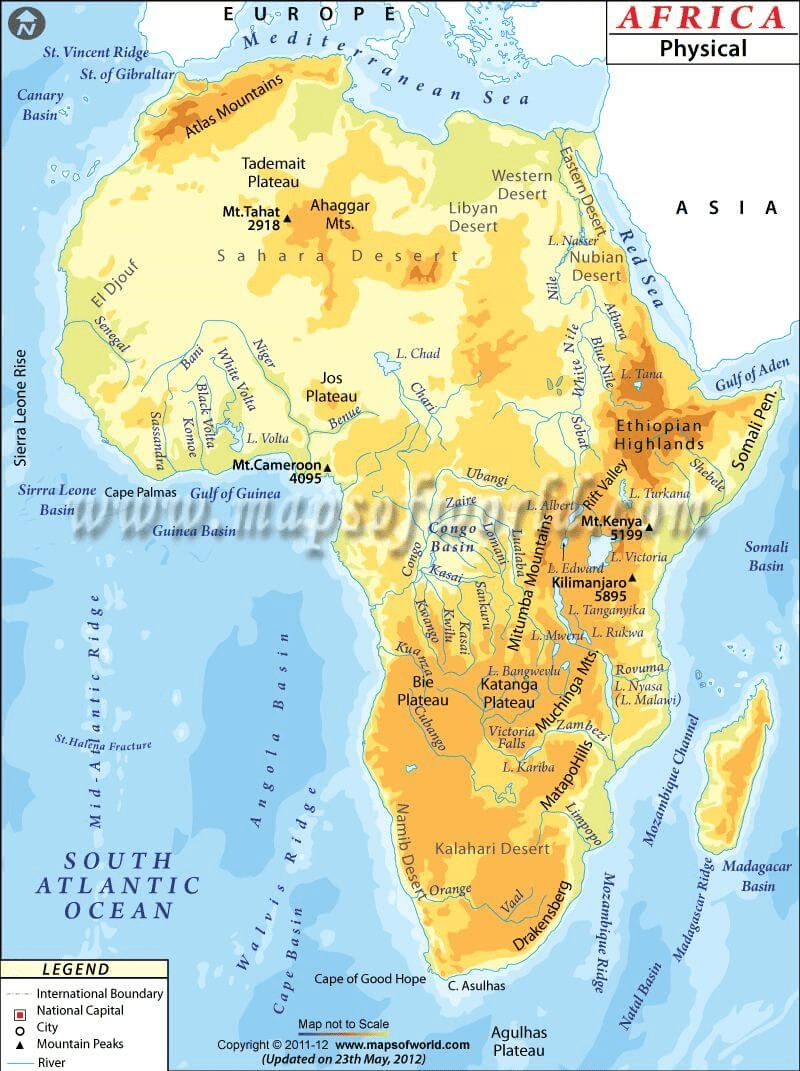 Geography of Africa 1 Notes EduRev