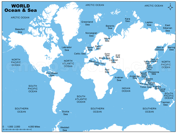 Major Seas Of The World Upsc Notes Edurev