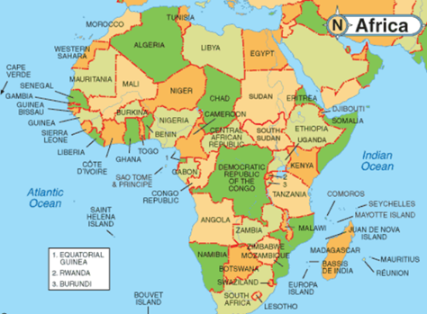 Geography of Africa - (Part - 1) Notes | EduRev