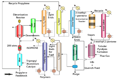 Isoprene and Oxoprocessing Chemical Engineering Notes | EduRev