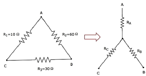 Delta to Star Conversion Electrical Engineering (EE) Notes | EduRev