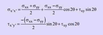 Transformation of Stress & Strain - 1 Civil Engineering (CE) Notes | EduRev
