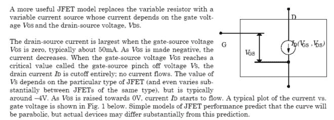 Junction Field Effect Transistor - Semiconductor Devices, CSIR-NET Physical Sciences Physics Notes | EduRev