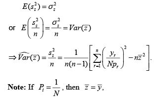 Probability proportional to size sampling (Part - 1), CSIR-NET ...