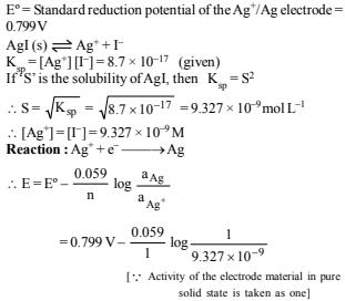 Subjective Type Questions: Electrochemistry- 2 | JEE Advanced - Notes | Study Chemistry 35 Years JEE Main & Advanced Past year Papers - JEE