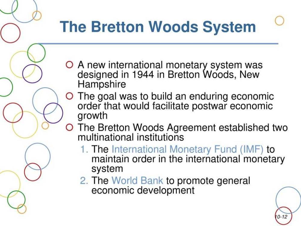 Explain Bretton wood system ? EduRev Class 10 Question
