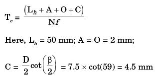Past Year Questions: Cutting Tool Geometry and Tool Life Mechanical Engineering Notes | EduRev