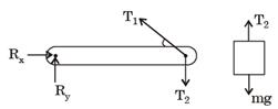 Past Year Questions: Equilibrium of a Particle Notes | EduRev