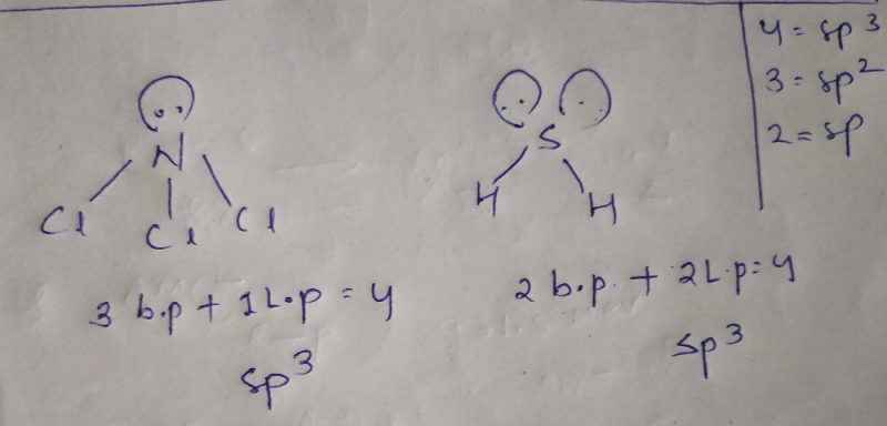 Among the compounds BF3, NCl3, H2S, SF4 and BeCl2