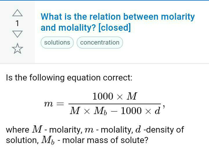 relation-between-molarity-and-molality-edurev-neet-question