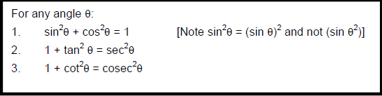Trigonometry - Examples (with Solutions), Geometry, Quantitative Aptitude CAT Notes | EduRev