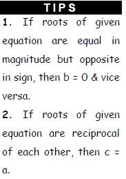 Quadratic Equations - Examples (with Solutions), Algebra, Quantitative Aptitude Quant Notes | EduRev