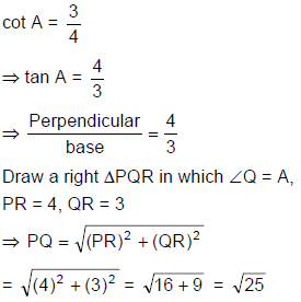 Trigonometry - Examples (with Solutions), Geometry, Quantitative Aptitude CAT Notes | EduRev