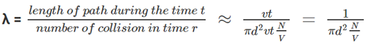 Collision Theory, Mean Free Path & viscosity of gases Chemistry Notes | EduRev