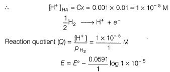 Osmatic pressure of a 0.001 M weak monobasic acid (HA) at 300 K is 2.5 ...