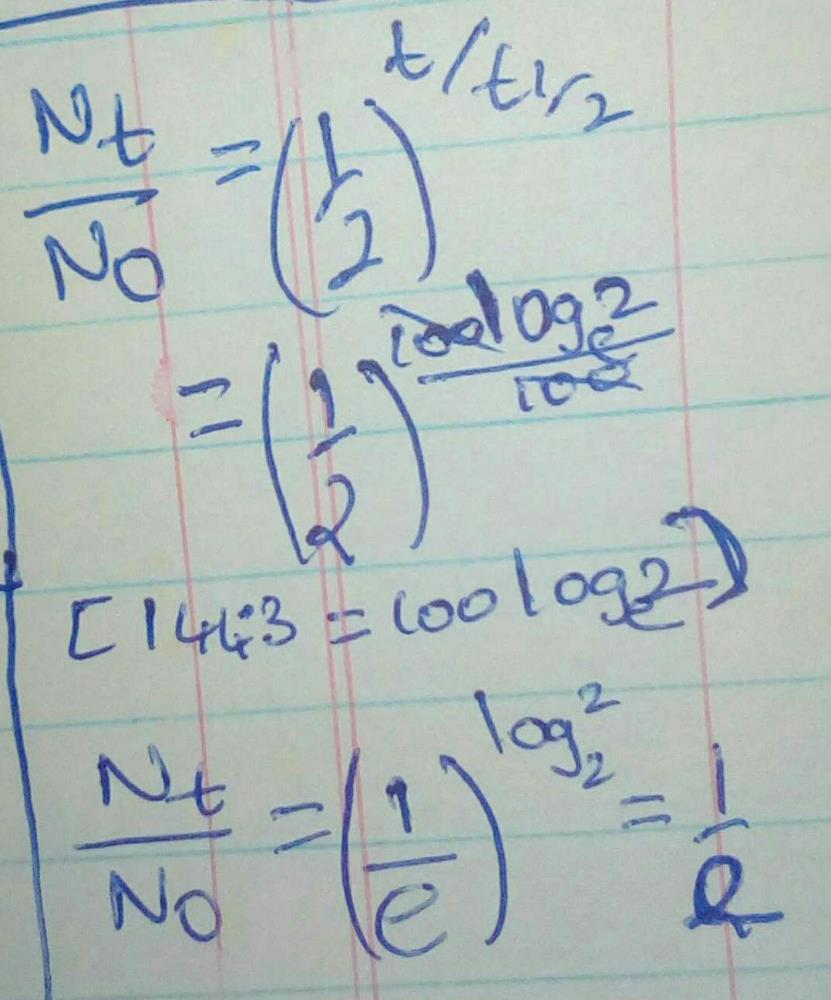 half-life-period-of-the-first-order-reaction-is-100-days-after-144-3