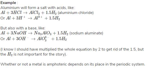 How Base React With Metal Edurev Class 7 Question