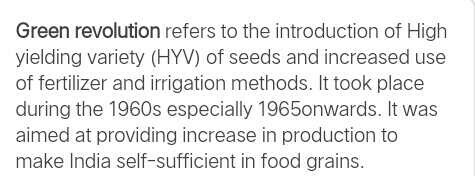 case study on green revolution class 12