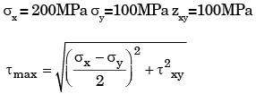 GATE Past Year Questions: Principal Stress & Strain Notes | EduRev