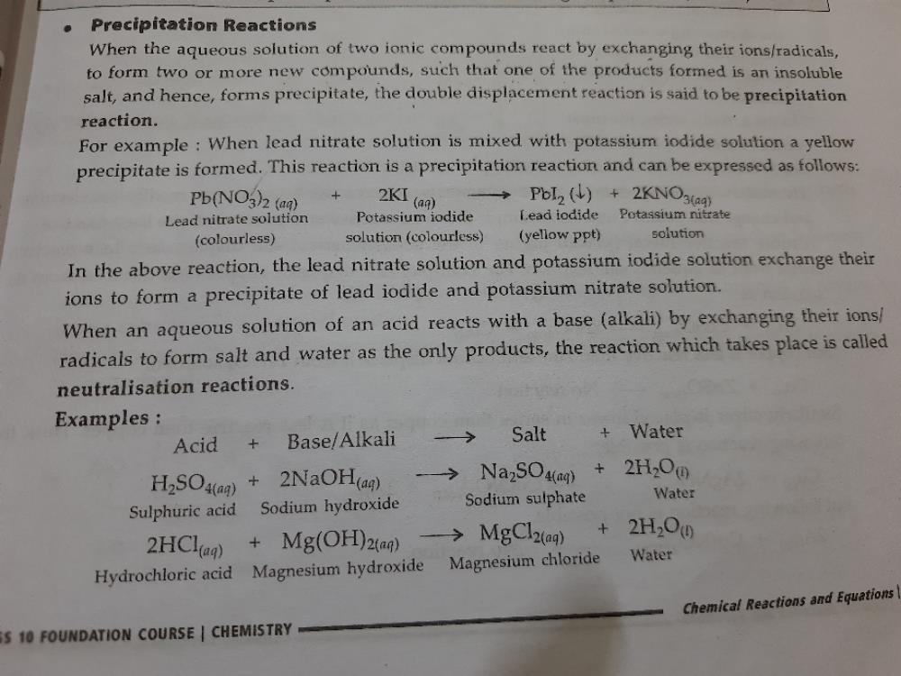 When Does Precipitate Form In A Chemical Reaction Rightinstitute