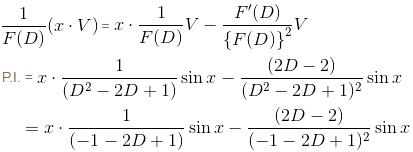 Find The Value Off 0 Wheref X Is The Particular Integral P I Of The Differential Equation D2 Ndash 2d 1 Y Xsinx Correct Answer Is 0 5 Can You Explain This Answer Edurev Physics Question