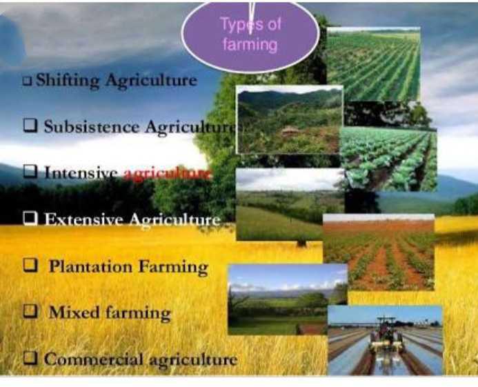 Is there are so many types of farming? | EduRev Class 10 Question