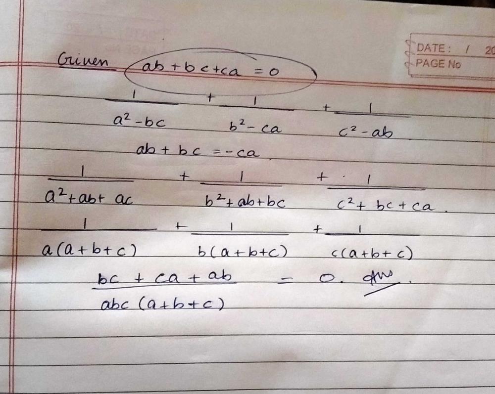 If Ab Ca 0 Then Find1 1 B2 Ndash Ca 1 C2 Aba Pi B 0c 1d 2 Pi Correct Answer Is Option B Can You Explain This Answer Edurev Jee Question