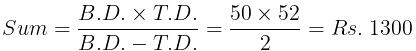 Banker`s Discount - Important Formulas LR Notes | EduRev