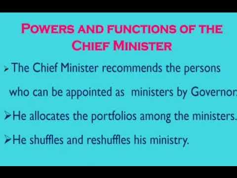 Laxmikanth: Summary of Chief Minister UPSC Notes | EduRev