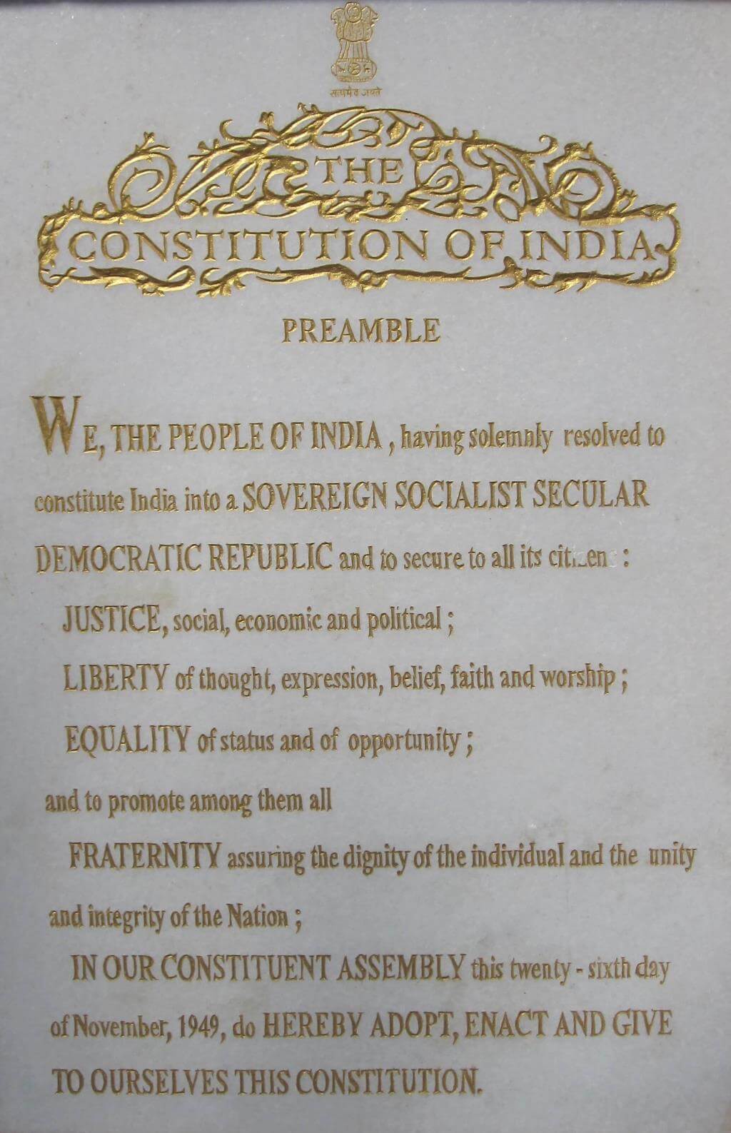 Preamble To The Constitution Printable Pdf