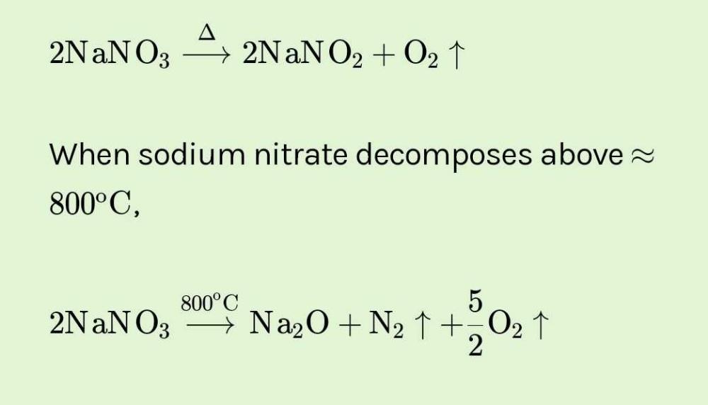 Potassium Nitrate Is Heated In A Test Tube