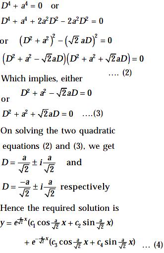 Differential Equations 3 Questions Mcq Test
