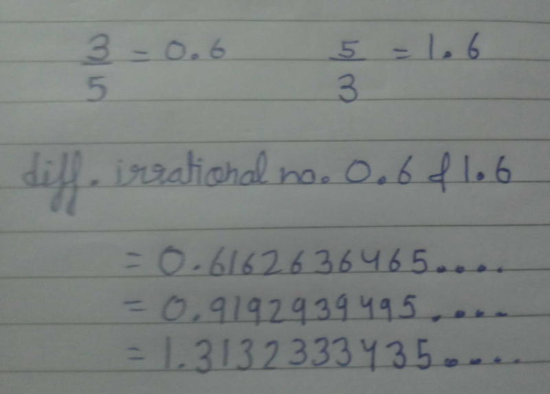 find-the-four-irrational-numbers-between-the-given-two-rationals-3-5-5-3-related-short-answers