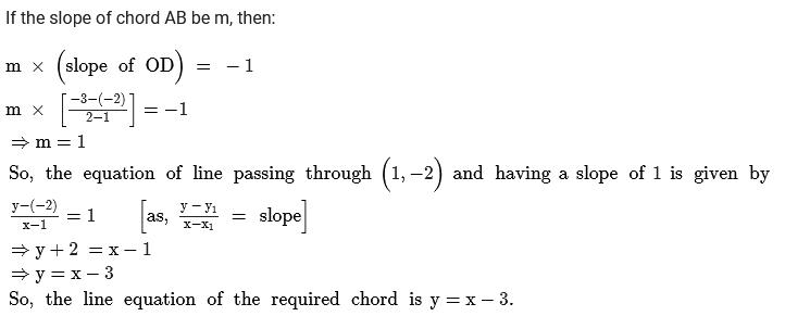 The Equation Of The Chord Of X2 Y2 4x 6y 3 0 Whose Mid Point Is 1 2 Isa X Y 1 0b 2x 3y