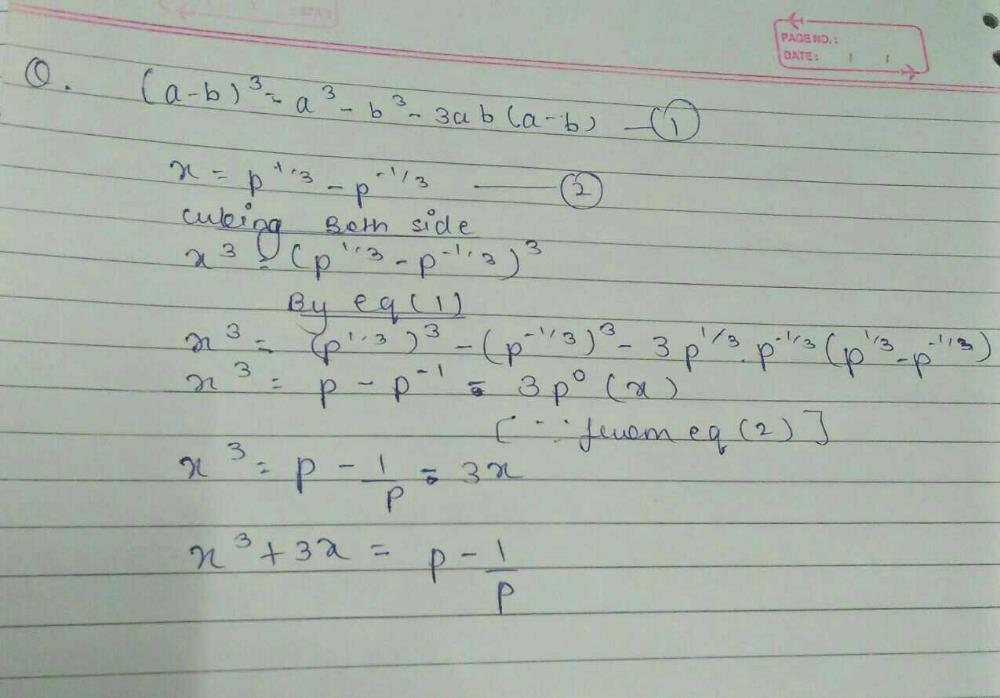 Using Ab 3 A3b33ab Ab Tick The Correct Of These When X P1 3 P1 3a X3 3x P 1 Pb X3 3x P 1 Pc X3 3x P 1d None Of Thesecorrect Answer