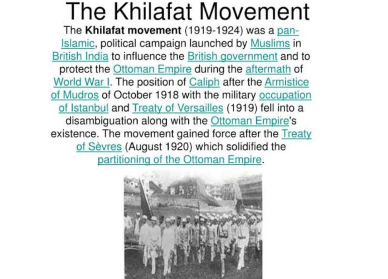 Khilafat movement Class 10 Notes EduRev