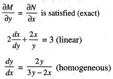 Differential Equations 1 Questions Mcq Test