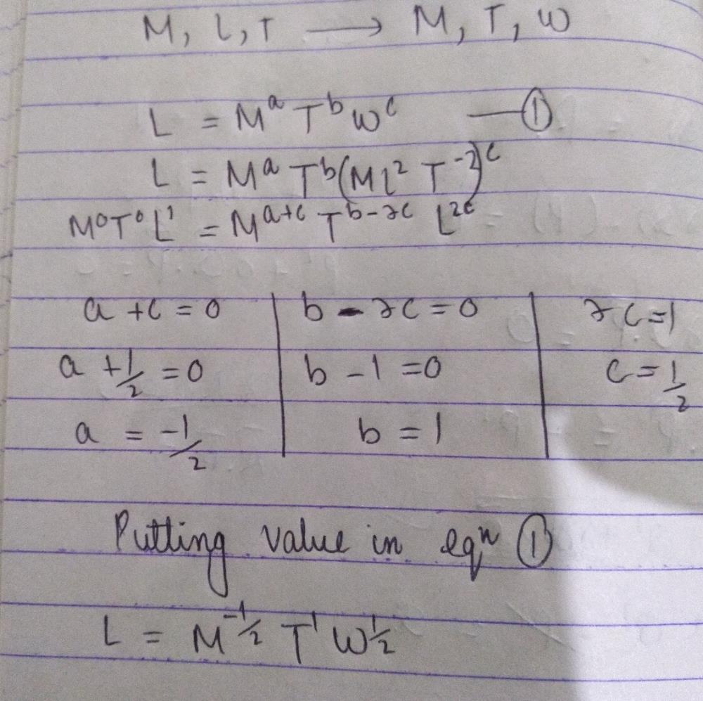 If Energy E Length L And Time T Are Taken As Fundamental Quantity The Dimension Formula Of Gravitational Constant Is Edurev Neet Question
